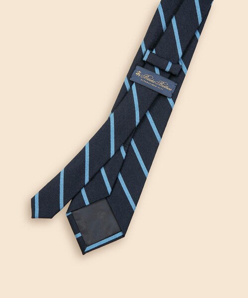 BROOKS BROTHERS（ブルックスブラザーズ）の「ウール／シルク　BB#3ストライプタイ（ネクタイ・メンズ・ネイビー・ONE SIZE）」の2枚目の写真