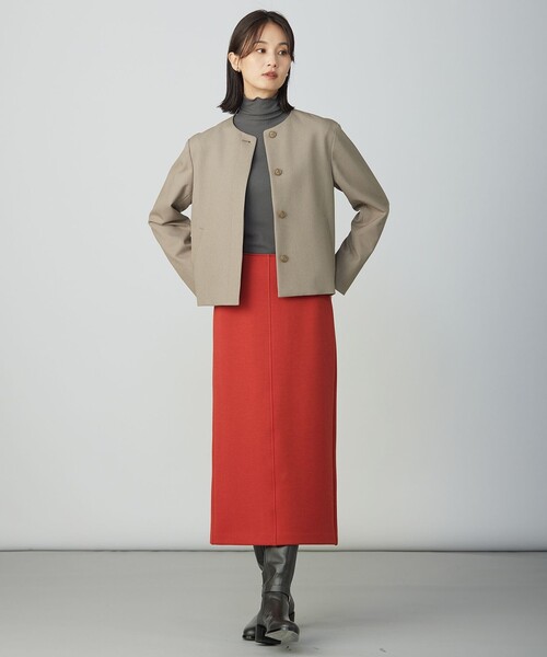 セール】カシミヤシルク シアーリブ タートル カットソー（Tシャツ