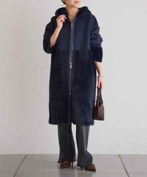 新品　未使用　コラージュ　ガリャルダガランテ　ファー　コート セール】リバーシブルフェイクファーコート（その他アウター