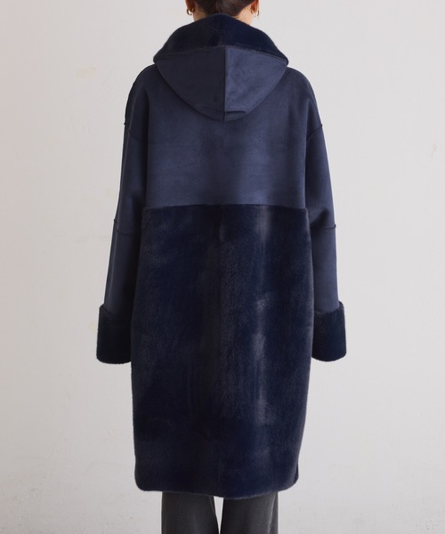 セール】リバーシブルフェイクファーコート（その他アウター