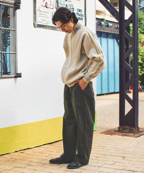 niko and...（ニコアンド）の「ニットトラックジャケット（その他アウター・メンズ・アイボリー/ブルー/オレンジ/ダークブラウン・MEDIUM/LARGE）」の17枚目の写真