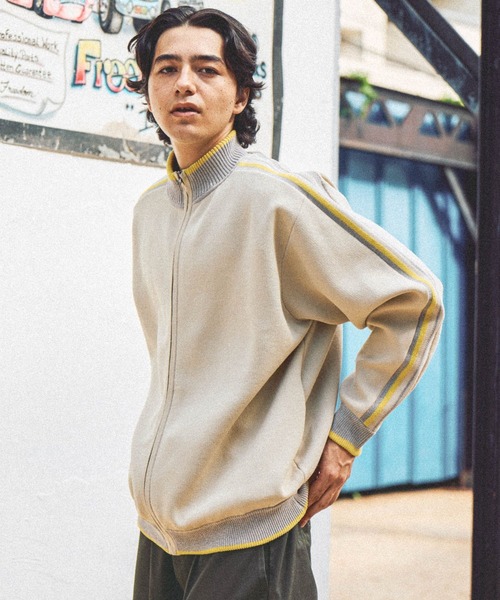 niko and...（ニコアンド）の「ニットトラックジャケット（その他アウター・メンズ・アイボリー/ブルー/オレンジ/ダークブラウン・MEDIUM/LARGE）」の18枚目の写真