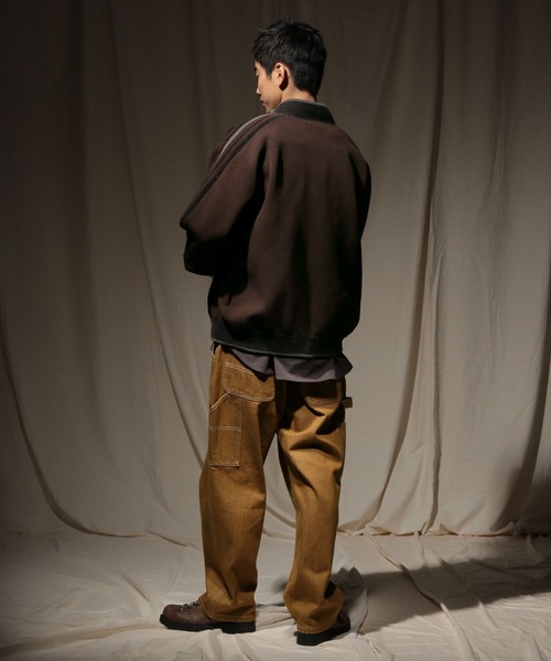 niko and...（ニコアンド）の「ニットトラックジャケット（その他アウター・メンズ・アイボリー/ブルー/オレンジ/ダークブラウン・MEDIUM/LARGE）」の6枚目の写真