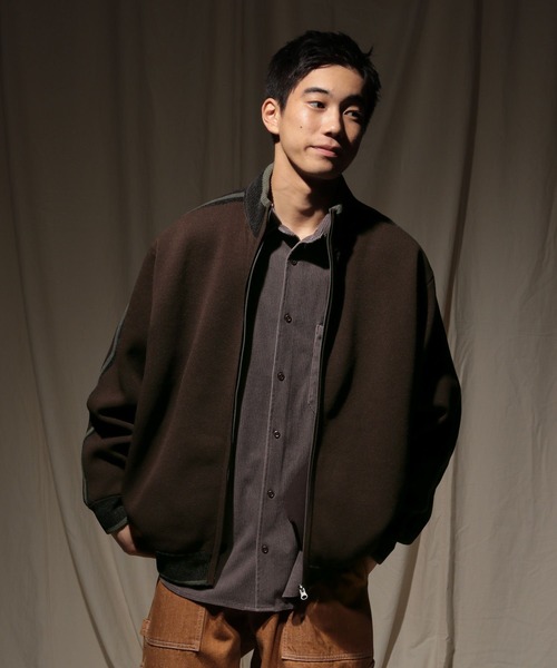 niko and...（ニコアンド）の「ニットトラックジャケット（その他アウター・メンズ・アイボリー/ブルー/オレンジ/ダークブラウン・MEDIUM/LARGE）」の8枚目の写真