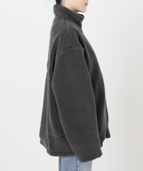 WEB限定カラー有り》リバーシブルボアブルゾン（ブルゾン）｜Spick