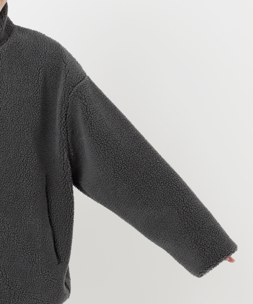 セール】《WEB限定カラー有り》リバーシブルボアブルゾン（ブルゾン