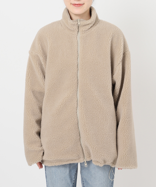 セール】《WEB限定カラー有り》リバーシブルボアブルゾン（ブルゾン