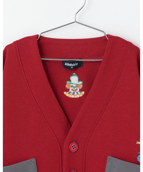 kladskap（クレードスコープ）の「【コロボックル】長袖カーディガン（カーディガン/ボレロ・キッズ・ネイビー/レッド・110cm/100cm/90cm/120cm）」の4枚目の写真