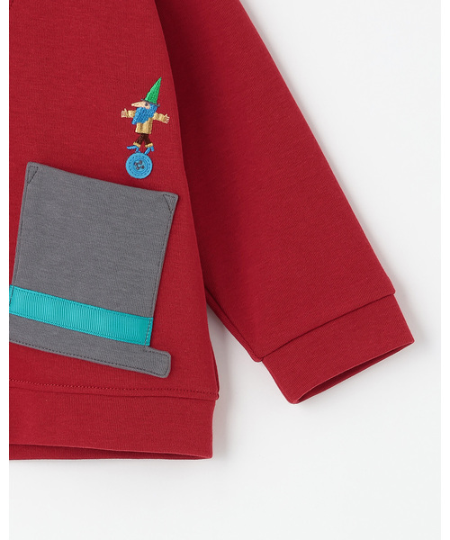 kladskap（クレードスコープ）の「【コロボックル】長袖カーディガン（カーディガン/ボレロ・キッズ・ネイビー/レッド・110cm/100cm/90cm/120cm）」の8枚目の写真