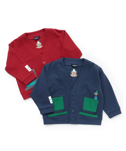 kladskap（クレードスコープ）の「【コロボックル】長袖カーディガン（カーディガン/ボレロ・キッズ・ネイビー/レッド・110cm/100cm/90cm/120cm）」の12枚目の写真