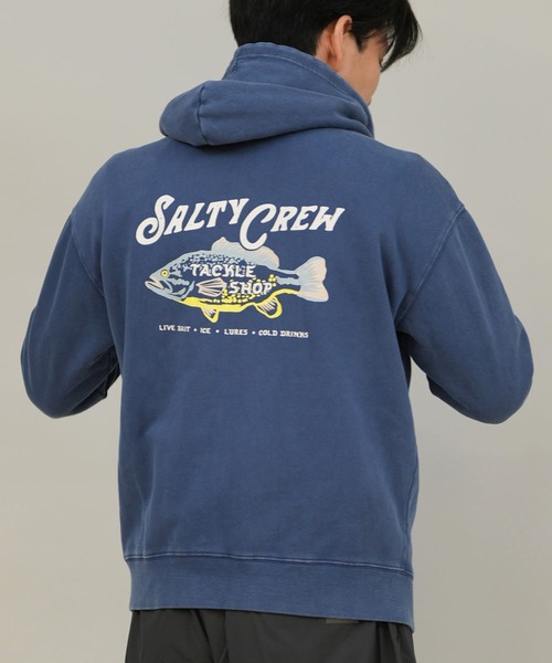 SALTY CREW(ソルティークルー)の「SALTY CREW/ソルティークルー ジップパーカー バックプリント 75-270(パーカー・メンズ・ブラック/ネイビー/レッド・M/L)」の3枚目の写真