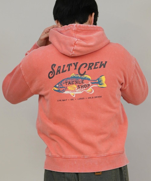 SALTY CREW(ソルティークルー)の「SALTY CREW/ソルティークルー ジップパーカー バックプリント 75-270(パーカー・メンズ・ブラック/ネイビー/レッド・M/L)」の1枚目の写真