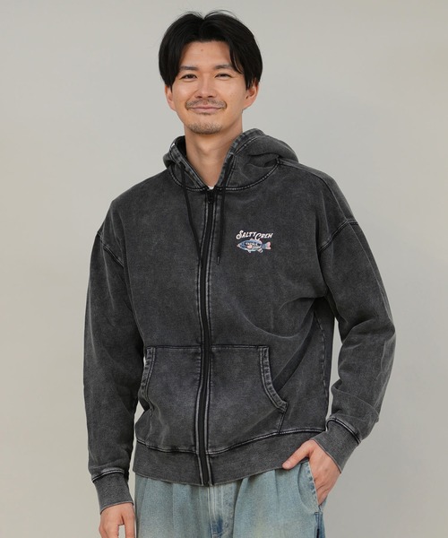 SALTY CREW(ソルティークルー)の「SALTY CREW/ソルティークルー ジップパーカー バックプリント 75-270(パーカー・メンズ・ブラック/ネイビー/レッド・M/L)」の17枚目の写真