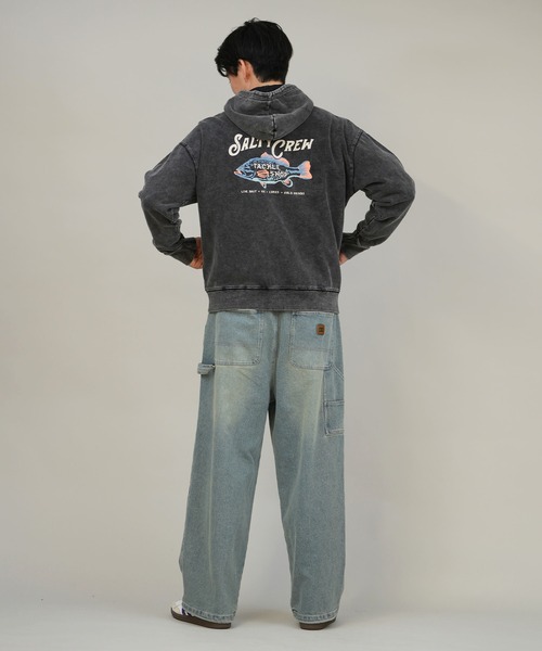 SALTY CREW(ソルティークルー)の「SALTY CREW/ソルティークルー ジップパーカー バックプリント 75-270(パーカー・メンズ・ブラック/ネイビー/レッド・M/L)」の21枚目の写真