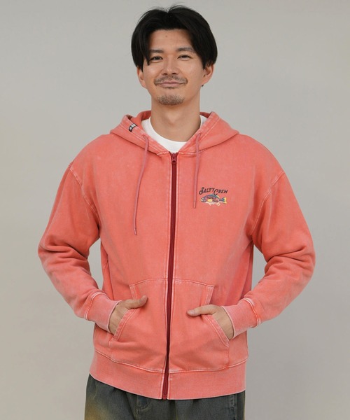 SALTY CREW(ソルティークルー)の「SALTY CREW/ソルティークルー ジップパーカー バックプリント 75-270(パーカー・メンズ・ブラック/ネイビー/レッド・M/L)」の7枚目の写真