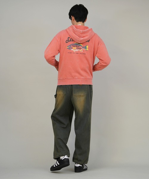 SALTY CREW(ソルティークルー)の「SALTY CREW/ソルティークルー ジップパーカー バックプリント 75-270(パーカー・メンズ・ブラック/ネイビー/レッド・M/L)」の11枚目の写真