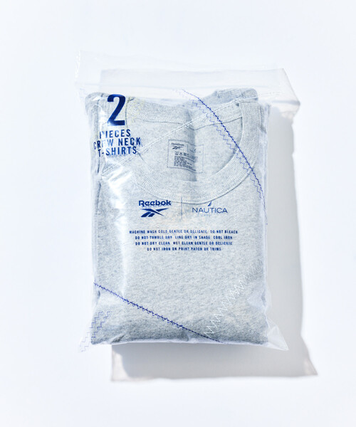 NAUTICA（ノーティカ）の「Reebok×NAUTICA/リーボック×ノーティカ 【Exclusive】2Pack クルーネック ショートスリーブTシャツ（Tシャツ/カットソー・メンズ・ホワイト/グレー/ブラック・SMALL/X-LARGE/LARGE/MEDIUM）」の18枚目の写真