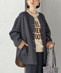 SHIPS｜シップスのノーカラーコート通販 - ZOZOTOWN