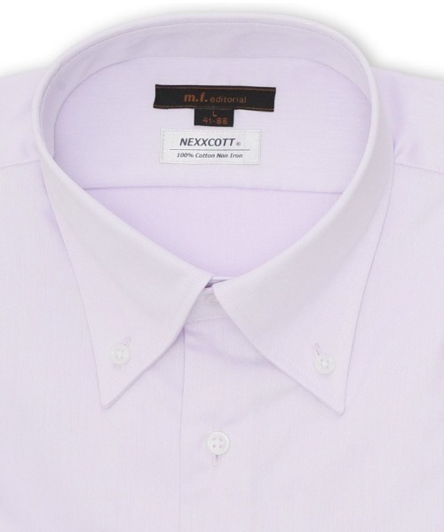 m.f.editorial(エムエフエディトリアル)の「【綿100% ノンアイロン】m.f.エディトリアル メンズ ボタンダウン ビジネスドレス長袖シャツ(シャツ/ブラウス・メンズ・ピンク系その他・首回り37cm-裄丈80cm/首回り39cm-裄丈80cm/首回り39cm-裄丈84cm/首回り41cm-裄丈82cm/首回り41cm-裄丈86cm/首回り43cm-裄丈82cm/首回り43cm-裄丈86cm)」の8枚目の写真