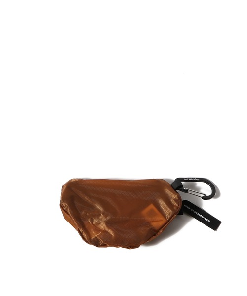 and wander（アンドワンダー）の「and wander / sil mini pouch（トートバッグ・レディース・ボルドー/グレー・FREE）」の3枚目の写真