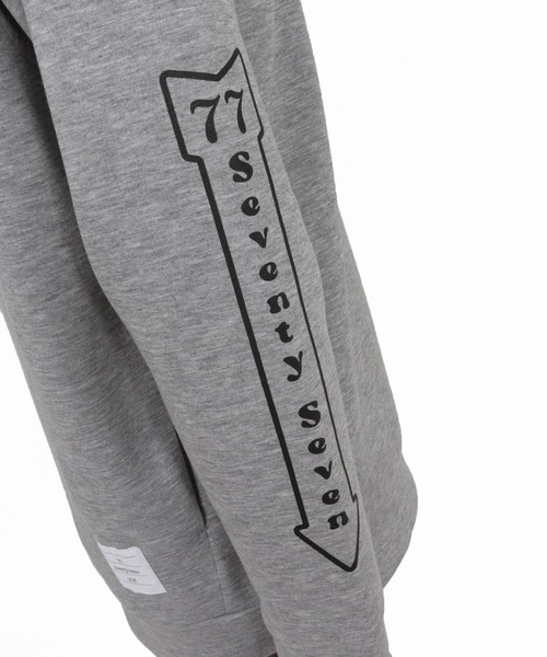 seventy seven(セブンティセブン)の「mpa3947-cardboard P-O hoodie(smile&arrow) プルオーバーパーカー(7725W060)(パーカー・メンズ・トップグレー/ブラック・XL/L/M/S)」の20枚目の写真