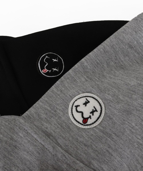 seventy seven(セブンティセブン)の「mpa3947-cardboard P-O hoodie(smile&arrow) プルオーバーパーカー(7725W060)(パーカー・メンズ・トップグレー/ブラック・XL/L/M/S)」の22枚目の写真