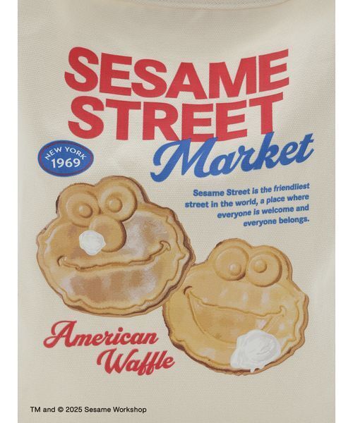 SESAME STREET(セサミストリート)の「【CAFE SWEETS】マルシェバッグ ショルダー(ショルダーバッグ・レディース・アイボリー/ネイビー・F)」の6枚目の写真