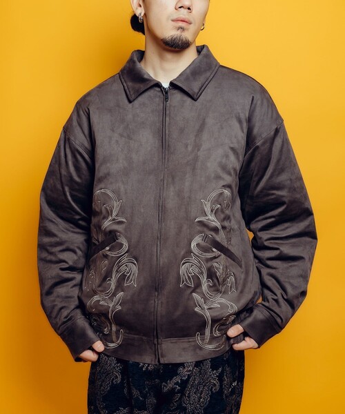 Subciety(サブサエティ)の「Padded suede swing top(ブルゾン・メンズ・ブラウン/オレンジ/ブラック・LARGE/X-LARGE/MEDIUM/SMALL)」の22枚目の写真