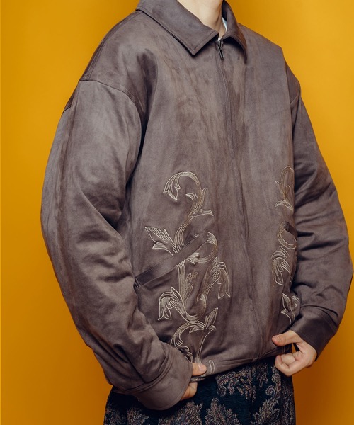 Subciety(サブサエティ)の「Padded suede swing top(ブルゾン・メンズ・ブラウン/オレンジ/ブラック・LARGE/X-LARGE/MEDIUM/SMALL)」の10枚目の写真