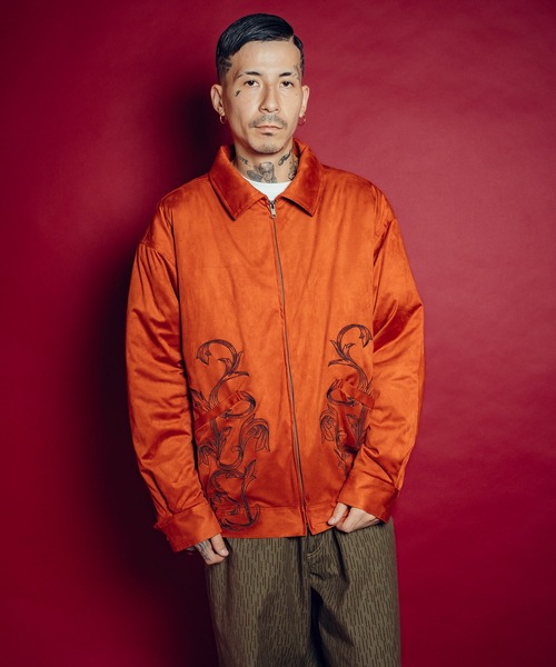 Subciety(サブサエティ)の「Padded suede swing top(ブルゾン・メンズ・ブラウン/オレンジ/ブラック・LARGE/X-LARGE/MEDIUM/SMALL)」の14枚目の写真