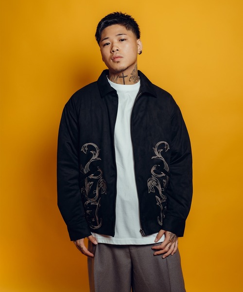 Subciety(サブサエティ)の「Padded suede swing top(ブルゾン・メンズ・ブラウン/オレンジ/ブラック・LARGE/X-LARGE/MEDIUM/SMALL)」の7枚目の写真