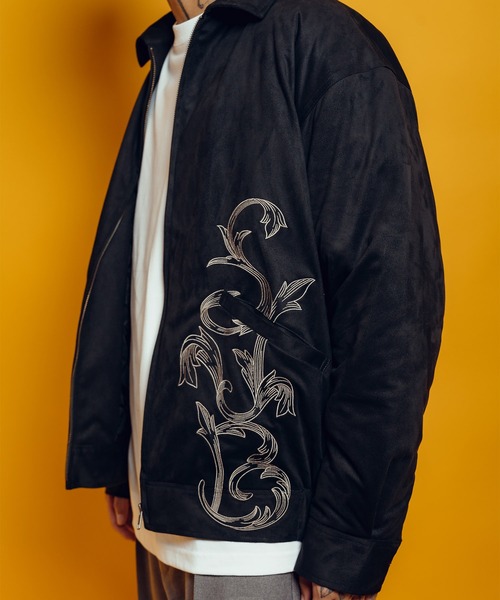 Subciety(サブサエティ)の「Padded suede swing top(ブルゾン・メンズ・ブラウン/オレンジ/ブラック・LARGE/X-LARGE/MEDIUM/SMALL)」の8枚目の写真