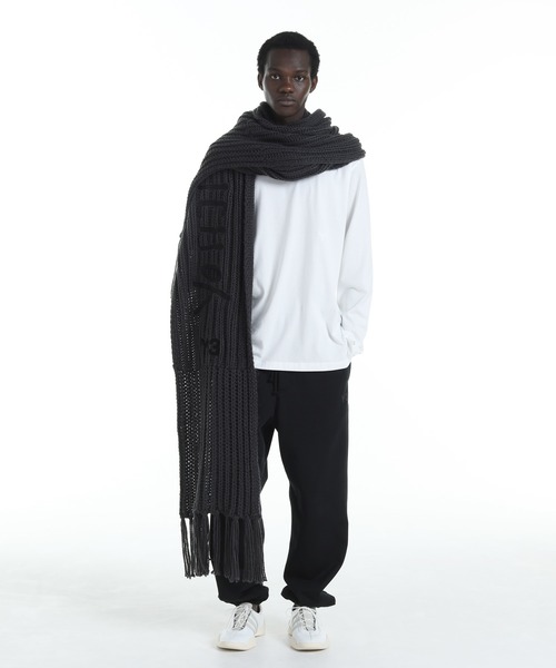 セール】Y-3 CHUNKY KNIT SCARF（マフラー）｜Y-3（ワイスリー）の