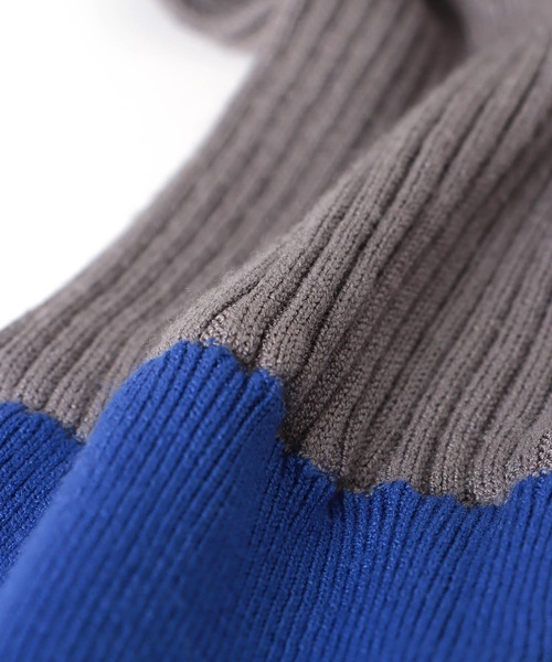 Cepica(セピカ)の「【MARECHAL TERRE / マルシャルテル】カラーコンビニット(ニット/セーター・レディース・レッド/パープル/ブラック/グレー・FREE)」の13枚目の写真