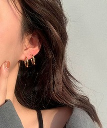 B.I.D.（ビーアイディー）の「《Bz》フープイヤリング/ペア(RZ)（イヤリング）」