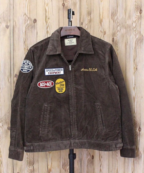 AVIREX ブラウン ミリタリージャケット Lサイズ AVIREX ブラウン ミリタリージャケット