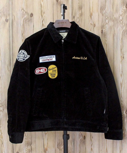 AVIREX（アヴィレックス）の「A.A.R.C. CORDUROY SWING TOP（ミリタリージャケット・メンズ・ブラウン/ブラック・XL/XXL/M/L）」の3枚目の写真