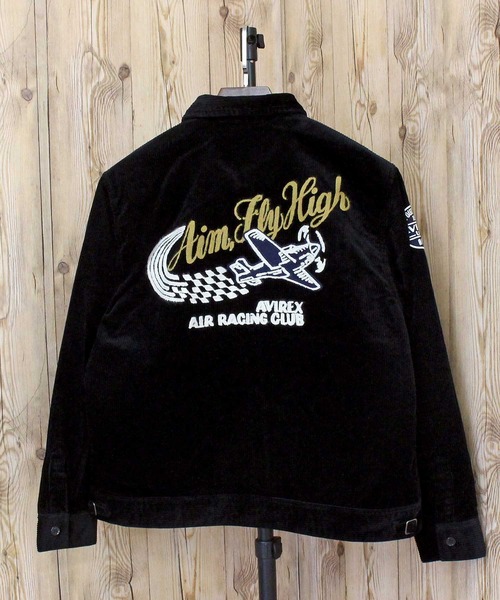 AVIREX（アヴィレックス）の「A.A.R.C. CORDUROY SWING TOP（ミリタリージャケット・メンズ・ブラウン/ブラック・XL/XXL/M/L）」の4枚目の写真