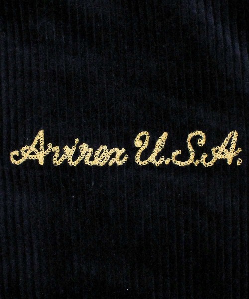AVIREX（アヴィレックス）の「A.A.R.C. CORDUROY SWING TOP（ミリタリージャケット・メンズ・ブラウン/ブラック・XL/XXL/M/L）」の8枚目の写真