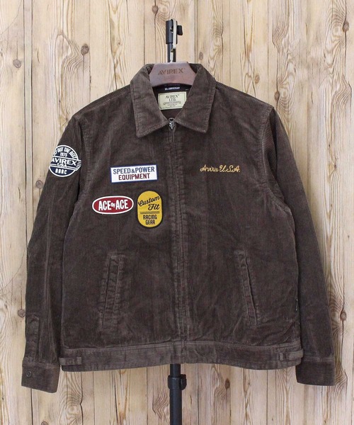 AVIREX（アヴィレックス）の「A.A.R.C. CORDUROY SWING TOP（ミリタリージャケット・メンズ・ブラウン/ブラック・XL/XXL/M/L）」の18枚目の写真