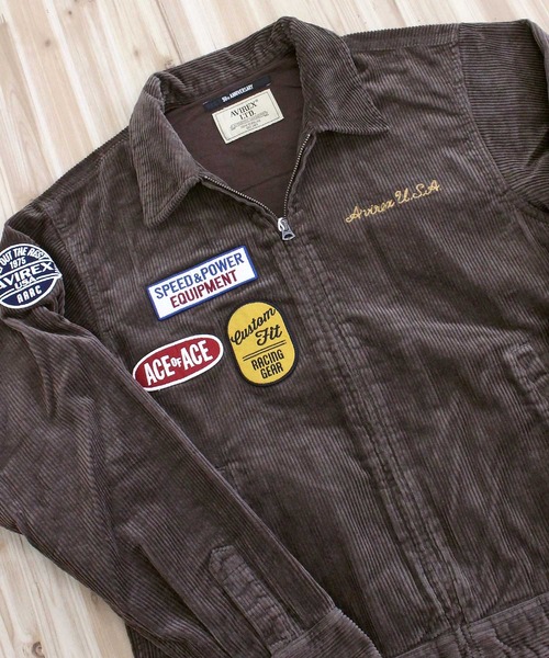 AVIREX（アヴィレックス）の「A.A.R.C. CORDUROY SWING TOP（ミリタリージャケット・メンズ・ブラウン/ブラック・XL/XXL/M/L）」の20枚目の写真