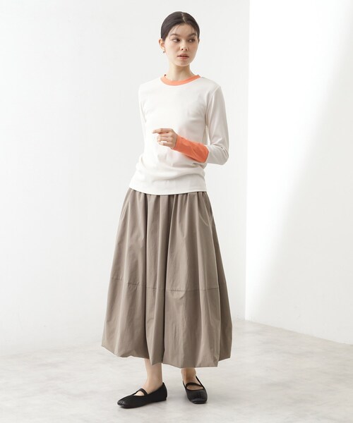 THE SHOP TK （ザ ショップ ティーケー ）の「サテンスクエアバレエシューズ（その他シューズ・レディース・ブラック/キャメル・35/45）」の9枚目の写真