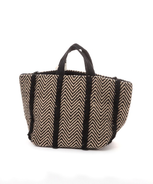 beej（ビージ）の「【beej（ビージ）】WOOL TOTE BAG（トートバッグ・レディース・ブラック/ベージュ/ダークブラウン・FREE）」の5枚目の写真