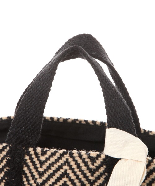 beej（ビージ）の「【beej（ビージ）】WOOL TOTE BAG（トートバッグ・レディース・ブラック/ベージュ/ダークブラウン・FREE）」の7枚目の写真