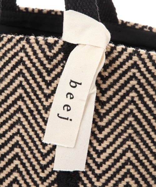 beej（ビージ）の「【beej（ビージ）】WOOL TOTE BAG（トートバッグ・レディース・ブラック/ベージュ/ダークブラウン・FREE）」の10枚目の写真