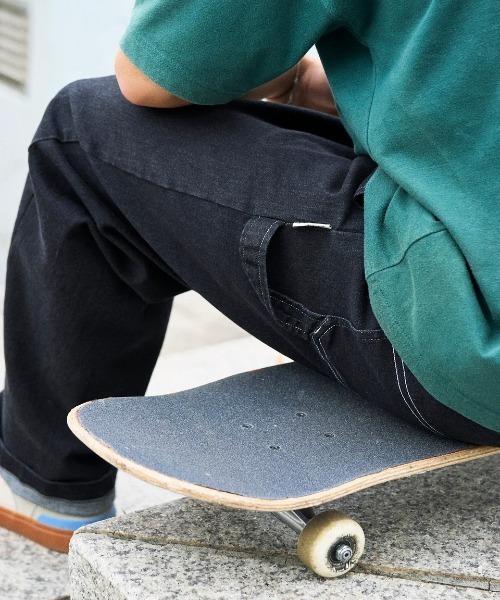 ELEMENT(エレメント)の「ELEMENT メンズ SHOD PANTS PAINT デニムパンツ 【2025年秋冬モデル】/エレメントウエストゴムテーパードペインターデニムパンツ(デニムパンツ・メンズ・ブラック系その他/ブルー系その他/インディゴブルー・MEDIUM/LARGE/X-LARGE)」の8枚目の写真