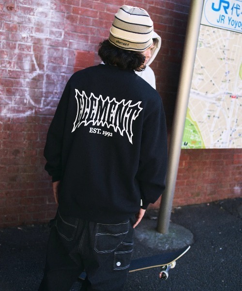 ELEMENT(エレメント)の「ELEMENT メンズ SHOD PANTS PAINT デニムパンツ 【2025年秋冬モデル】/エレメントウエストゴムテーパードペインターデニムパンツ(デニムパンツ・メンズ・ブラック系その他/ブルー系その他/インディゴブルー・MEDIUM/LARGE/X-LARGE)」の12枚目の写真