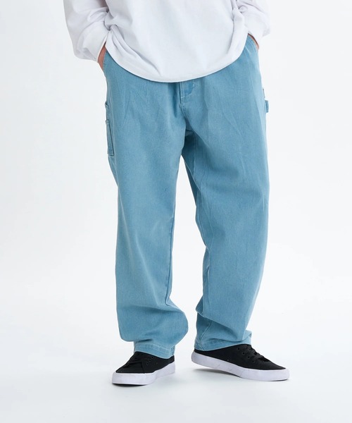 ELEMENT(エレメント)の「ELEMENT メンズ SHOD PANTS PAINT デニムパンツ 【2025年秋冬モデル】/エレメントウエストゴムテーパードペインターデニムパンツ(デニムパンツ・メンズ・ブラック系その他/ブルー系その他/インディゴブルー・MEDIUM/LARGE/X-LARGE)」の22枚目の写真