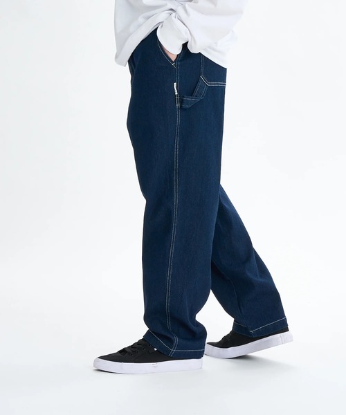 ELEMENT(エレメント)の「ELEMENT メンズ SHOD PANTS PAINT デニムパンツ 【2025年秋冬モデル】/エレメントウエストゴムテーパードペインターデニムパンツ(デニムパンツ・メンズ・ブラック系その他/ブルー系その他/インディゴブルー・MEDIUM/LARGE/X-LARGE)」の18枚目の写真