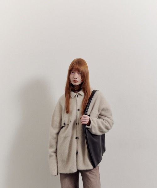 ONE.(ワンドット)の「【ONE./ワンドット】leather shoulder tote Bag / 撥水レザー(トートバッグ・メンズ・ブラック・FREE)」の8枚目の写真